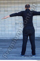 Whole Body Man T poses White Sports Average Standing Street photo references